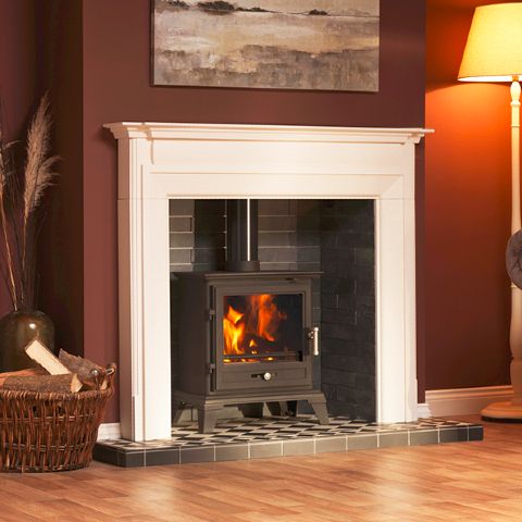 The Gallery Collection - Classic 8 Eco Multifuel Stove - Black